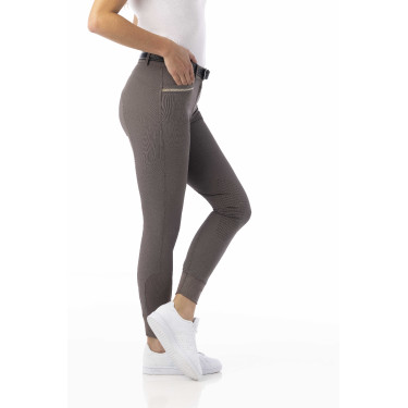 Calça Equitheme Gizel  Cinzento-acastanhado Castanho