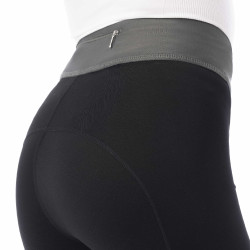 Camisola Equitheme Tea Preto / cáqui Camisola Equitheme Tea Preto / cáqui