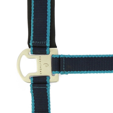Caveção + guia Equitheme Satinado Marinho / turquesa Azul Caveção + guia Equitheme Satinado Marinho / turquesa Azul