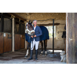 Casaco de competição Equithème Dublin Azul-marinho