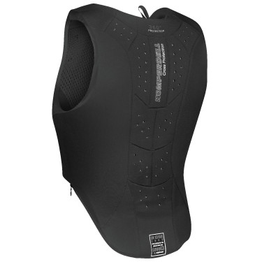 Colete de proteção Komperdell Frontzip Slim Preto