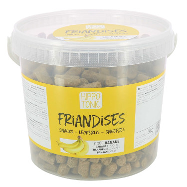 Doces para cavalos Hippo-Tonic sabor banana