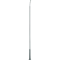 Chicote de dressage Covalliero com cabo liso Preto