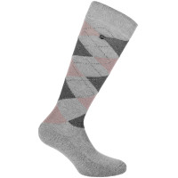 Meias Equithème Girly Cinza claro / rosa velho Cinzento