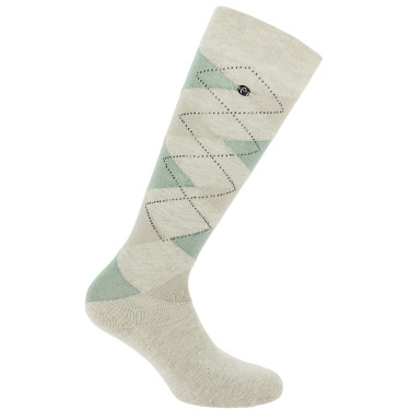 Meias Equithème Girly Bege / celadon
