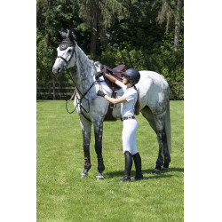 Touca anti-moscas Back On Track com orelhas Preto