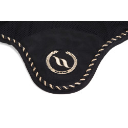 Touca anti-moscas Back On Track com orelhas Preto