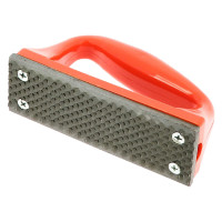 Raspador de cascos com cabo de plástico Vermelho