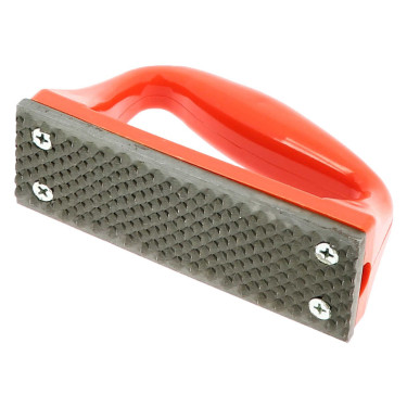 Raspador de cascos com cabo de plástico Vermelho Raspador de cascos com cabo de plástico Vermelho