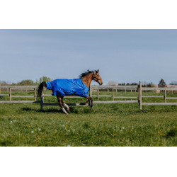 Cobertura Equithème Tyrex 1200D Aisance Azul / preto