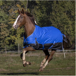 Cobertura Equithème Tyrex 1200D Aisance Azul / preto