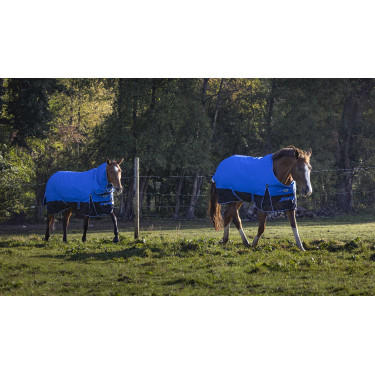 Cobertura Equithème Tyrex 1200D Aisance Azul / preto