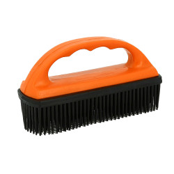 Escova de borracha para tapetes Vermelho / preto Escova de borracha para tapetes Vermelho / preto