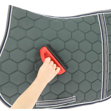 Escova de borracha para tapetes Vermelho / preto Escova de borracha para tapetes Vermelho / preto