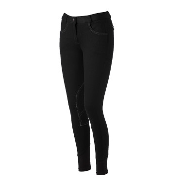 Calça Equithème Pro Preto / branco