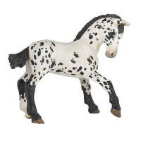 Estatueta Potro Appaloosa preto Papo