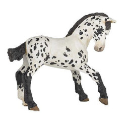 Estatueta Potro Appaloosa preto Papo Estatueta Potro Appaloosa preto Papo