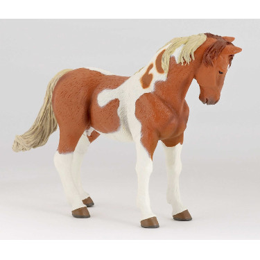 Estatueta Égua Pinto Papo