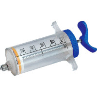 Seringa dosadora com êmbolo