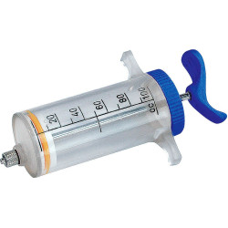 Seringa dosadora com êmbolo