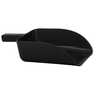 Pá de grãos plástica colorida Preto Pá de grãos plástica colorida Preto