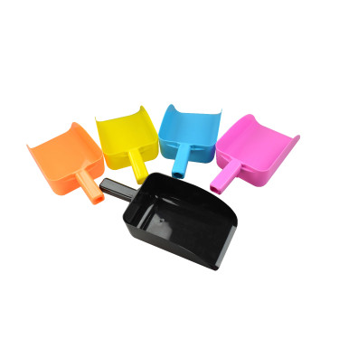 Pá de grãos plástica colorida Preto Pá de grãos plástica colorida Preto