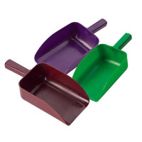 Pá de grãos plástica colorida