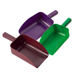 Pá de grãos plástica colorida