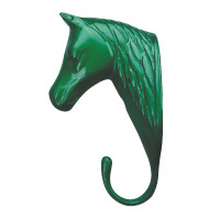 Suporte de cabeçada cabeça de cavalo Verde escuro Suporte de cabeçada cabeça de cavalo Verde escuro