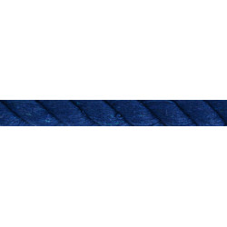 Algodão torcido longo Azul royal