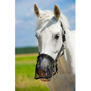 Protetor de narinas em malha anti-moscas