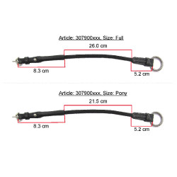 Montantes de elevação em couro/corda Eric Thomas Pro Preto Montantes de elevação em couro/corda Eric Thomas Pro Preto