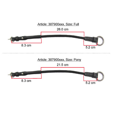 Montantes de elevação em couro/corda Eric Thomas Pro Preto