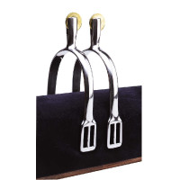 Esporas Feeling Prince de Galles inox com roldana lisa