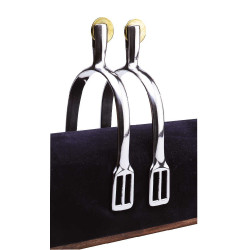 Esporas Feeling Prince de Galles inox com roldana lisa