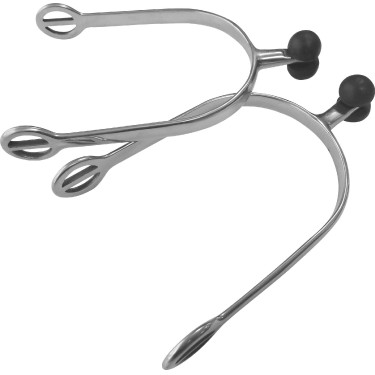 Esporas Feeling inox com roldana de plástico