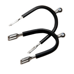 Esporas Feeling Polo inox revestidas de borracha