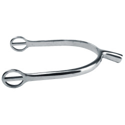 Esporas Feeling Prince de Gales com passadores arredondados em inox