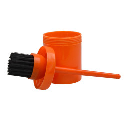 Pincel para casco com pote Laranja Pincel para casco com pote Laranja