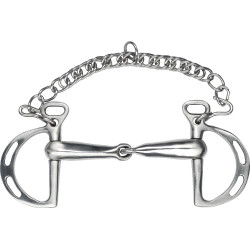 Mors espanhol Feeling quebrado com passadores em inox acetinado Mors espanhol Feeling quebrado com passadores em inox acetinado