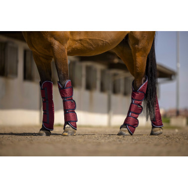 Guêtres de transporte Equithème Tyrex 1200 D Bordéus Bord&amp;ocirc;