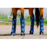Guêtres de transporte Equithème Tyrex 1200 D Azul / preto