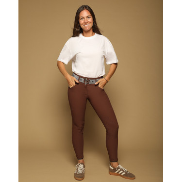 Calça GEM Cooper feminina Chocolate Castanho
