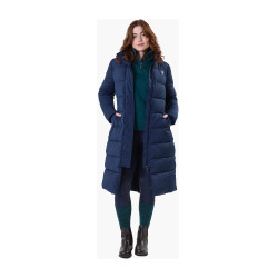 Casaco comprido acolchoado Horseware Verve para mulher Marinho Azul-marinho
