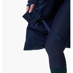 Casaco comprido acolchoado Horseware Verve para mulher Marinho Azul-marinho