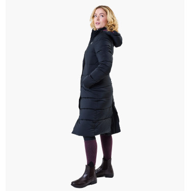 Casaco comprido acolchoado Horseware Verve para mulher Preto
