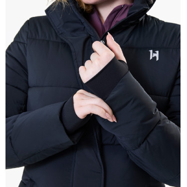 Casaco comprido acolchoado Horseware Verve para mulher Preto