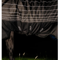 Cobertura Horseware Amigo 1200D FieldSafe Reflectech Plus Turnout 50g Preto / preto refletor Cobertura Horseware Amigo 1200D FieldSafe Reflectech Plus Turnout 50g Preto / preto refletor