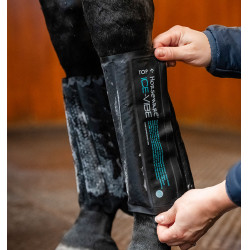Guêtres Horseware Ice-Vibe Preto / aqua Guêtres Horseware Ice-Vibe Preto / aqua