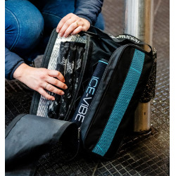 Guêtres Horseware Ice-Vibe Preto / aqua Guêtres Horseware Ice-Vibe Preto / aqua